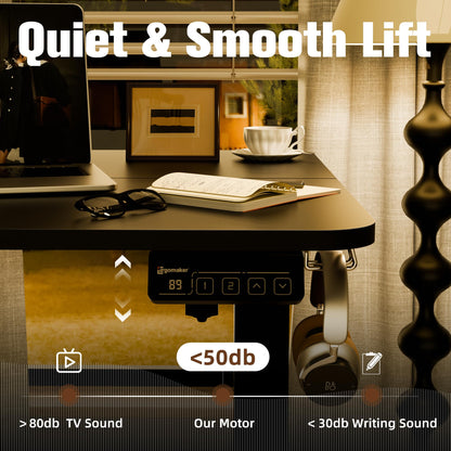 Desk — Adjustable standing design by Ergomaker