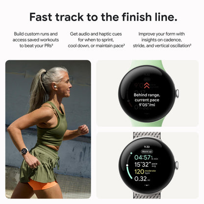 Wearable computer — Google Pixel Watch with health tracking features
