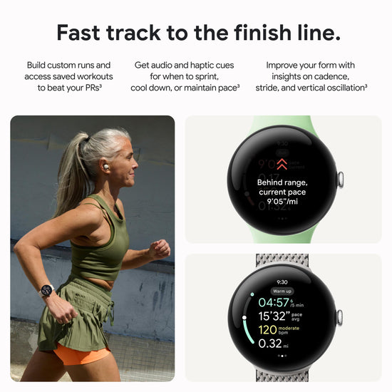 Wearable computer — Google Pixel Watch with health tracking features