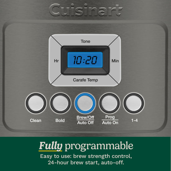 Cuisinart coffee maker — Programmable thermal design