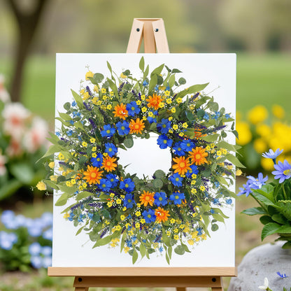Wreath — spring and summer floral design