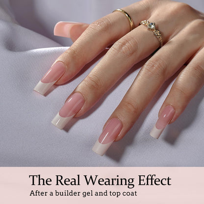 False nails — XCOATTIPS French design by BTArtboxnails
