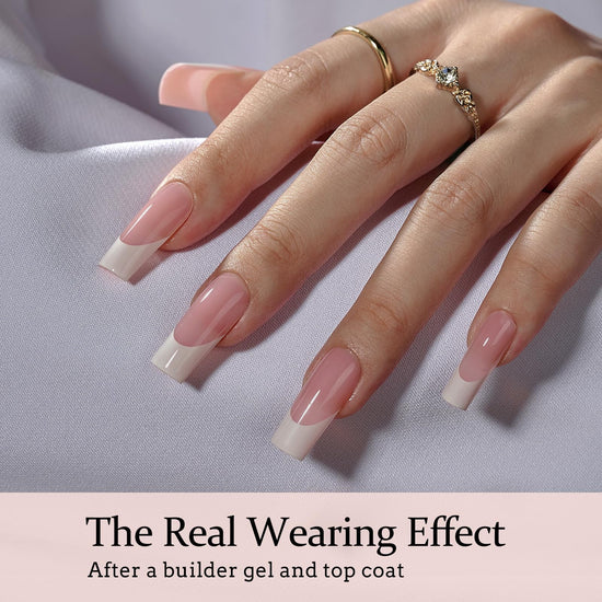 False nails — XCOATTIPS French design by BTArtboxnails