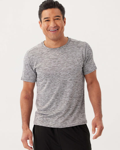 Real Essentials men's dry-fit short sleeve crew neck shirts