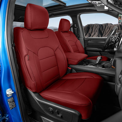 coverdream RAM seat covers - waterproof leather protection for 2019-2026 Ram 1500 CrewCab