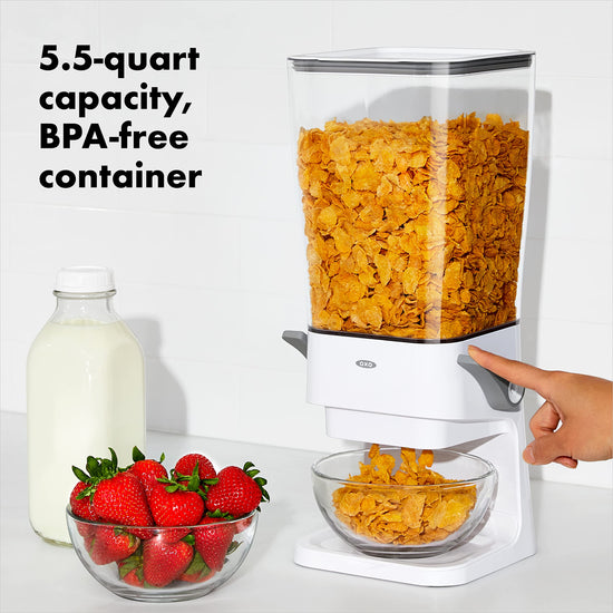 OXO Good Grips food storage container — countertop cereal dispenser