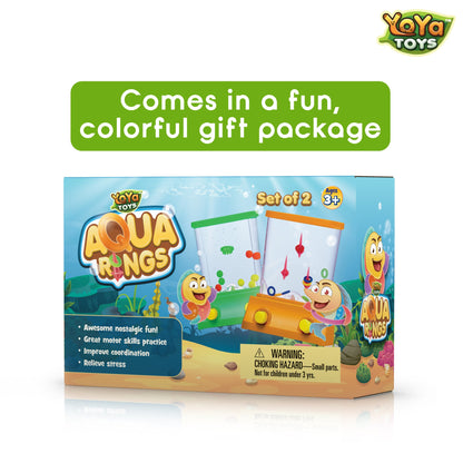 YoYa Toys Aqua Rings handheld water game - set of 2 with nostalgic design