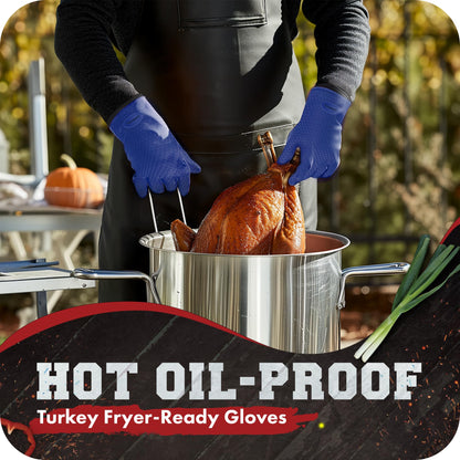 POT_HOLDER — Orange BBQ gloves in various colors and sizesPOT_HOLDER — Orange BBQ gloves with multiple color and size options