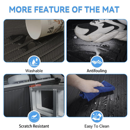 Vehicle mat — AOMSAZTO cargo mat backrest liner for Nissan Pathfinder 2022-2026