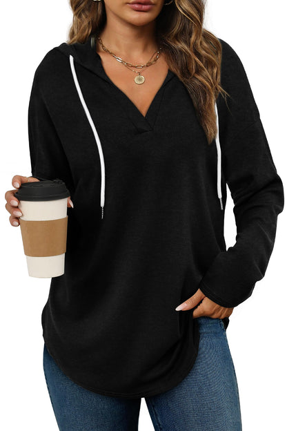 Bofell sweatshirt - Oversized pullover hoodie for women with long sleeves and loose fit