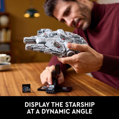 LEGO Star Wars Millennium Falcon 25th anniversary collectible - DIY building set for adults 18+