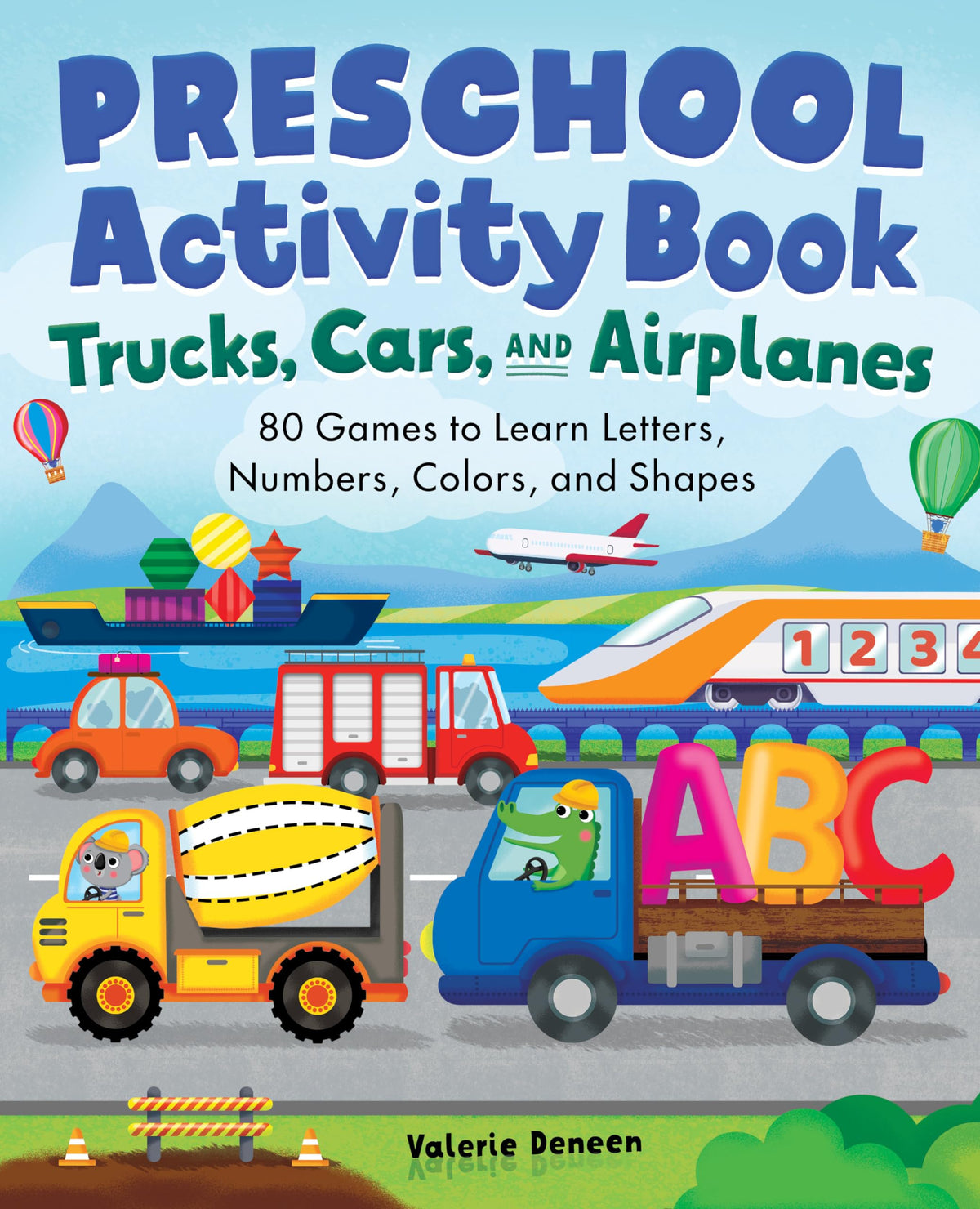 ABIS_BOOK — Trucks, cars, and airplanes activity book for preschoolers