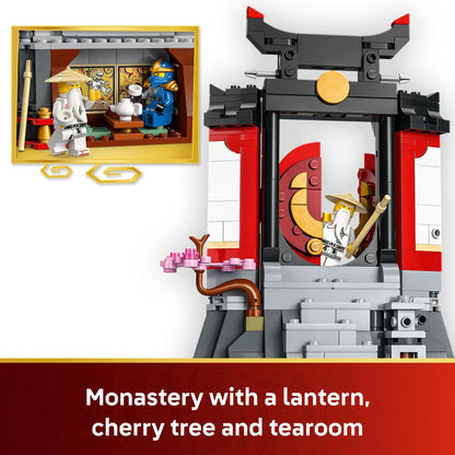 LEGO NINJAGO building toy - 15th anniversary ninja character display with minifigures 71866