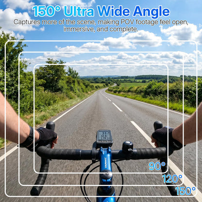UYIKOO 4K Mini Body Action Camera with 1.47" Screen, 64GB Thumb Size Small POV Camera with WiFi, Tiny Wearable Magnetic Camcorder for Work Vlogging Cycling Motorcycle Pet Travel