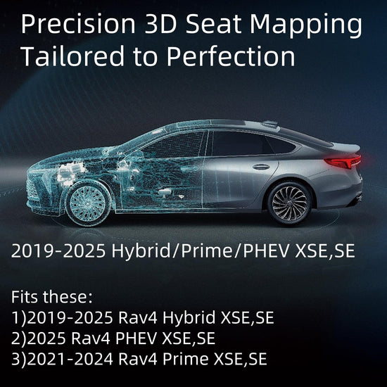 EKR Rav4 seat covers — Custom fit faux leather for 2021-2025 models