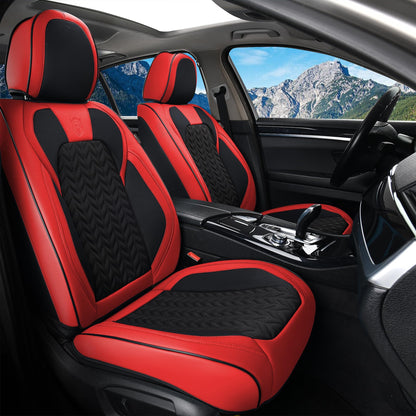 Coverado car seat cover — breathable faux leather for winter vehicles