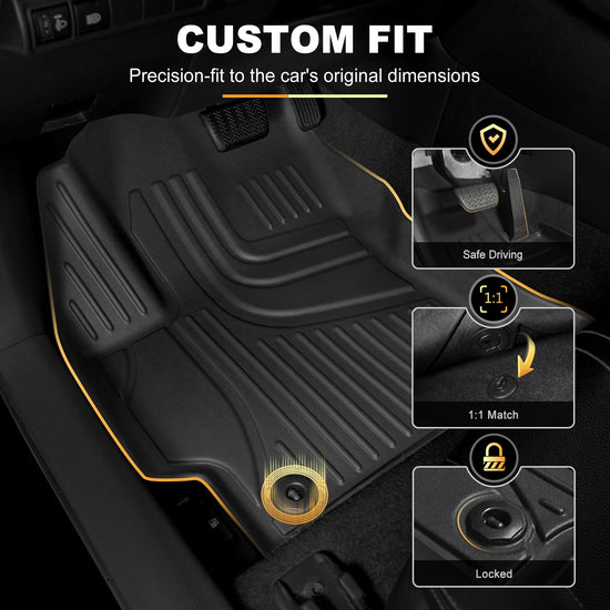 AOMSAZTO vehicle mat - Custom fit TPE cargo mat for 2013-2018 Toyota Rav4