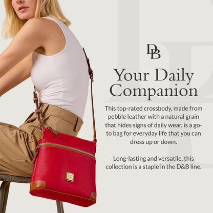 Dooney & Bourke handbag — Pebble grain leather with adjustable shoulder strap