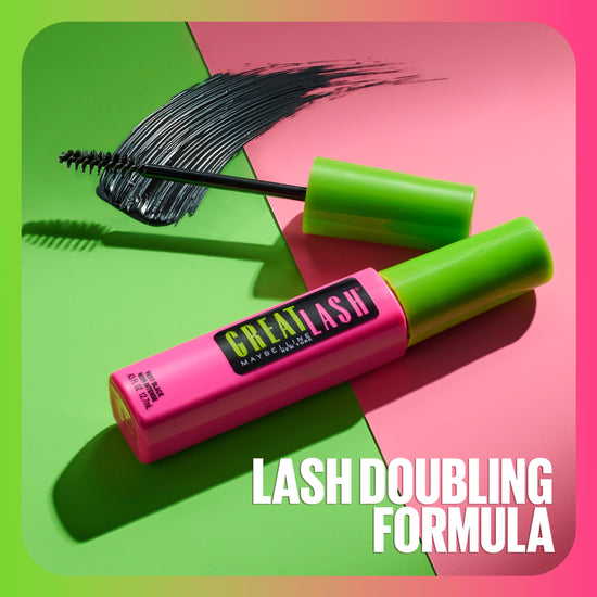 Maybelline New York mascara — tapered washable liquid formula