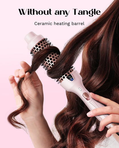 Wavytalk thermal brush - 1.5 inch round brush with negative ions for shiny hair