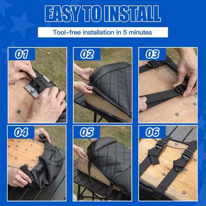 NOKINS golf cart seat covers with sponge padding for EZGO TXT and RXV models