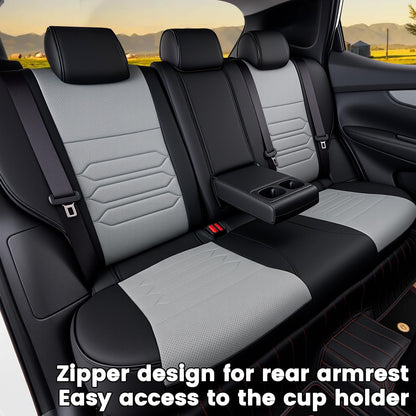 Vehicle seat cover — Custom fit leatherette for Nissan Rogue 2020-2024 models