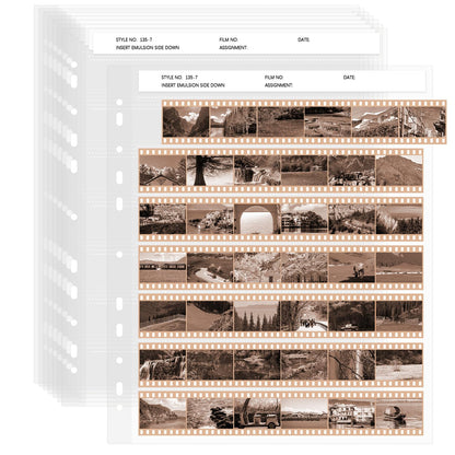 XUGONPOTO card document sleeve — Acid-free 35mm film negative storage sheets
