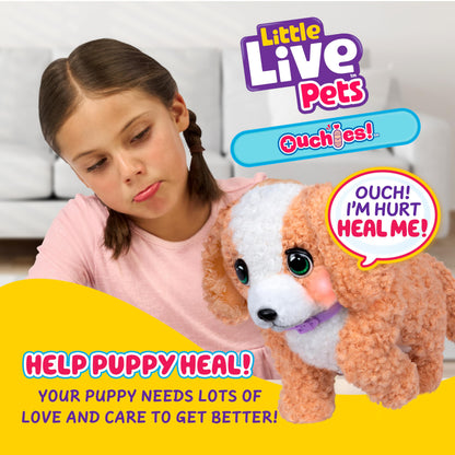 Toy figure — Little Live Pets Ouchies with interactive features and sounds