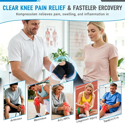 Knee Brace for Women & Men, Knee Brace for Meniscus Tear, Knee Support