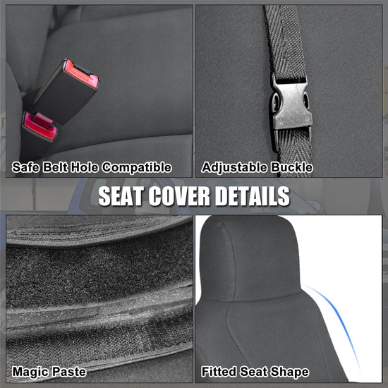 SAPUBK vehicle seat cover — Custom-fit for 2009-2023 Ford E150 E250 E350 van seats
