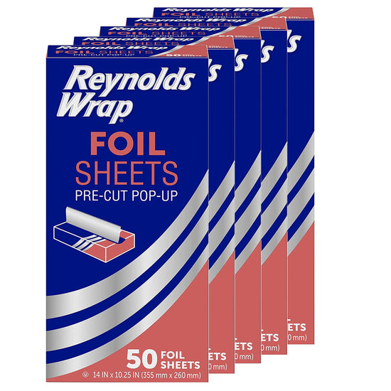 Food wrap — Reynolds Wrap heavy duty pre-cut aluminum foil sheets