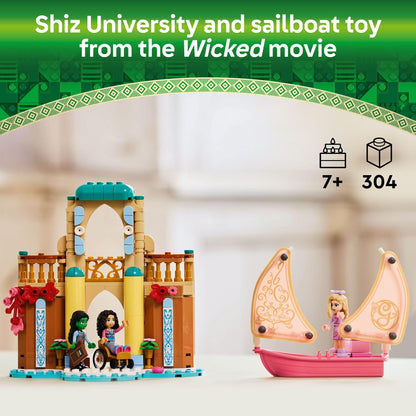 LEGO toy figure playset — Wicked Glinda, Elphaba & Nessarose at Shiz University