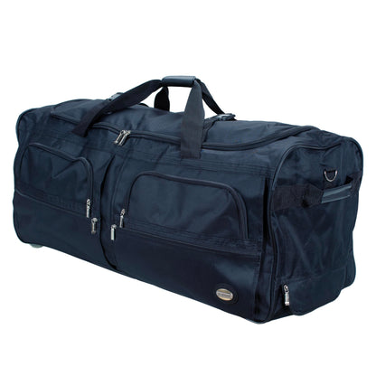 Rockland duffel bag — 22 inch rolling design in black