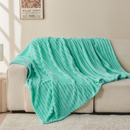 Newcosplay throw blanket — premium silky flannel fleece in stylish jacquard design