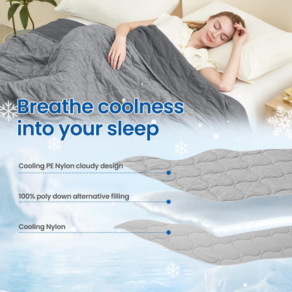 Cozy Bliss cooling blanket — dual-sided design for hot sleepers and night sweats