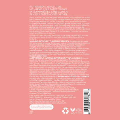 VERB Volume dry texture spray — boosts volume and adds fullness without weight