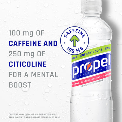 Propel flavored water — zero calorie energy boost