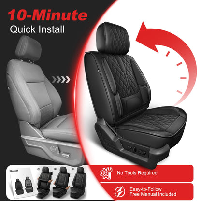 AOMSAZTO vehicle seat cover — waterproof and easy to install for Ford F150 2009-2026 and F250 F350 F450 2017-2026