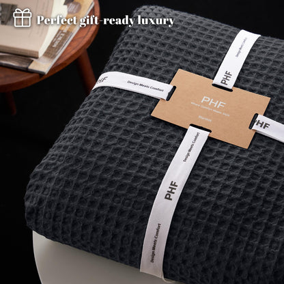 Blanket — polyester waffle weave design by PHF