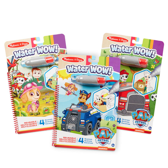 Melissa & Doug Water Wow! Paw Patrol coloring book - Reusable water-reveal activity pad