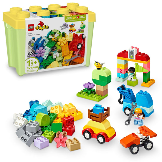 LEGO DUPLO building blocks — classic cars and trucks set for toddlers