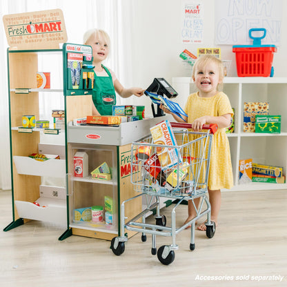 Melissa & Doug Fresh Mart Companion Set — grocery store pretend play accessories