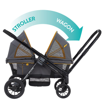 Evenflo Pivot Xplore stroller wagon — all-terrain capability