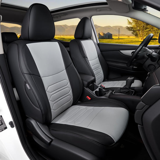Vehicle seat cover — Custom fit leatherette for Nissan Rogue 2020-2024 models