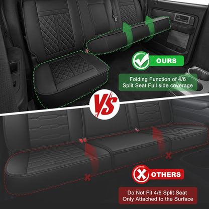 AOMSAZTO vehicle seat cover — waterproof and easy to install for Ford F150 2009-2026 and F250 F350 F450 2017-2026