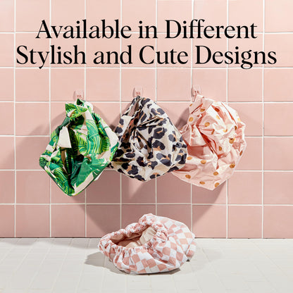 Shower cap — Kitsch luxury reusable design for women