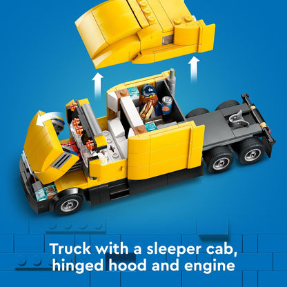 LEGO City delivery truck toy — includes 3 minifigures, ages 8+ years, 60440