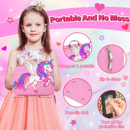 Glisiol kids nail polish set — nail kit for girls aged 3-12 years old