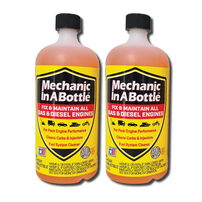 Mechanic in a bottle fuel system cleaner and stabilizer - 24 oz 2 pack