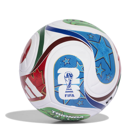 Recreation ball — Adidas World Cup League in white and blue colors 4 size